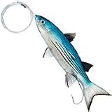 Live Split Tail Mullet 9" Rigged Blue