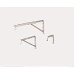 SAVE $1.85 - No. 6 Wall Bracket White 6IN for Manual Screen Up To 75LB $15.14
