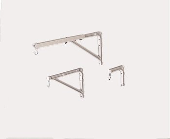 No. 6 Wall Bracket White 6IN for Manual Screen Up To 75LB