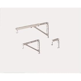 No. 6 Wall Bracket White 6IN for Manual Screen Up To 75LB