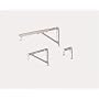 No. 6 Wall Bracket White 6IN for Manual Screen Up To 75LB