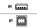 APC USB CABLE A TO B, 2 METER, FULLY RATED, 28 AWG SIGNAL PAIR. 24 AWG POWER PAIR, FROST WHITE