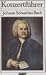 Book Konzertfuhrer Johann Sebastian Bach, 1685-1750