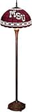 Mississippi Stat Bulldogs Stained Glass Floor Lamp