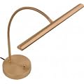 Jahn Halogen Klavierlampe Messing matt mit Flexarm Made in Germany
