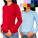 American Apparel Fine Jersey Long Sleeve Sport Raglan Tee