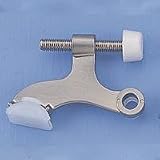 Deluxe Hinge Pin Door Stop, Satin Nickel