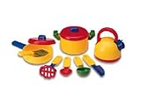PRETEND & PLAY COOKING SET 10 PCS