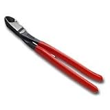 21EBRZX24BL. SL160  Knipex  8in. Ultra High Leverage Diagonal Cutter Pliers with 12 Degree Curved Head
