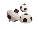 1GB USB flash memory stick - football key ring