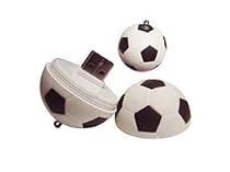 1GB USB flash memory stick - football key ring