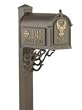 Harley Davidson Harley Streetside Mailbox - Dk. Bronze/Gold