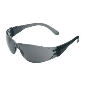 Crews Checklite Safety Glasses - Silver Mirror Lens Grey Temples by 