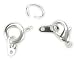 Blue Moon Tokens Metal Findings 118/Pkg-Clasps & Jump Rings