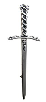 Arbroath Silver Celtic Kilt Pin