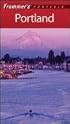 Frommer's Portable Portland (Frommer's Portable)