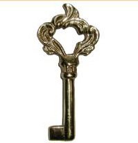 Fancy Brass Furniture Key