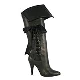 Exquisite Ladies Pirate Boots with Ribbons - Perfect for any Pirate Costume Theme! - IN STOCK Ready to SHIP!