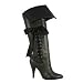 Exquisite Ladies Pirate Boots with Ribbons - Perfect for any Pirate Costume Theme! - IN STOCK Ready to SHIP!