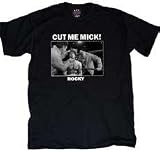 Rocky Balboa Cut Me Mick Photo T-shirt Black