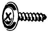 #10X1/2 Trim Screw-Black (50 count)