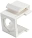 Hex Keystone Insert White 10 Pcs.