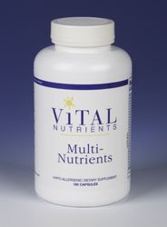 Vital Nutrients Multi Nutrients No Iron or Iodine - 90 Capsules