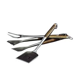 Outset QL00 Curtis Lloyd 3-Piece Barbecue Tool Set by 
