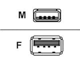 Belkin PRO Series - USB extender - 4 pin USB Type A (M) - 4 pin USB Type A (F) - 10 ft ( USB / Hi-Speed USB )