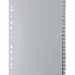 5star Register A4 PP 1-20 grau