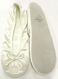 Isotoner Satin Pearl Ballerina Slippers