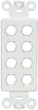 DECORA TYPE INSERT EIGHT HOLE WHITE