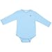 Krawlers Long Sleeve Onesie Basic Pattern: Sky Blue,