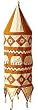 ShalinCraft Lampshades Multicolored Applique Embroidered Fabric Indian-Style (clamp073)