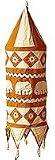 ShalinCraft Lampshades Multicolored Applique Embroidered Fabric Indian-Style (clamp073)
