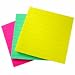 Adhesive Notes, Ruled, 4"x4", 3/PK, Extreme Colors, Sold as 1 pack