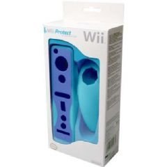 Venom Blue Remote and Nunchuk Protector Kit (Wii)