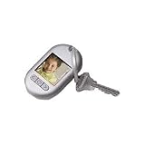 Gear Head 1.5-inch Digital Keychain (TFT) (Brushed Silver)