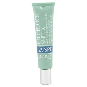 Clinique CITY BLOCK SHEER oil free daily face protector SPF 25 1.4oz / 40ml