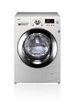 LG WM3455HW Front Load Washer / Dryer Combo with 1300 RPM, Ventless Condensing Dryer, LoDecibel Quiet Operation and LED Display, White