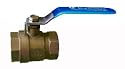 2 1/2" Brass Ball Valve with Steel Handle
