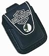 Harley Davidson Zippo Lighter Black Leather Pouch