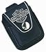 Harley Davidson Zippo Lighter Black Leather Pouch