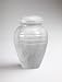 The Bendemeer Cremation Urn, A White Grain Polished Marble Urn, 7\