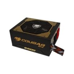 COUGAR GX 600W Netzteil 80 PLUS GOLD 14cm Luefter Ultra Leise EPS12V 2x6pin 2x 6+2 pin PCIe ak.PFC Retail Kabelmanagement COMPUCASE