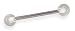 Clear Balls Tongue Barbell