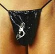 Handcuff Vinyl Posing Strap - Fun Ultra Sexy Lingerie for Men!