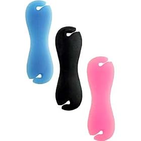 SmarterWrap Cord Manager For Earphone or Headphone (Pink, Black, Blue)