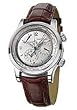 Jaeger-LeCoultre Q1528420 Master Control Silver Dial Leather Men's Automatic Two Time Zones, Power Reserve Watch