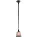Sea Gull Lighting 61330-825 Warwick One-Light Mini Pendant, Vintage Bronze Finish with Smoky Parchment Glass